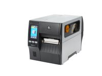 Zebra ZT411 label printer front left