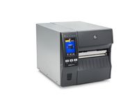 Zebra ZT421 label printer front right