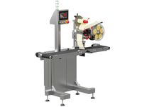 Geset 218 labeling system with labels left