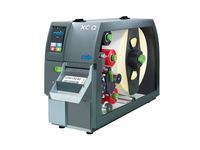 cab xc q4 label printer front left with cutter blade