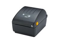 Zebra ZD230d desktop label printer front left