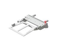 Wipe-on dispensing tongue, pendulum type