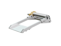 Wipe-on dispensing tongue, rigid