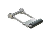 Wipe-on dispensing tongue, pendulum type