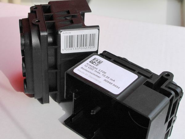 Label on plastic component