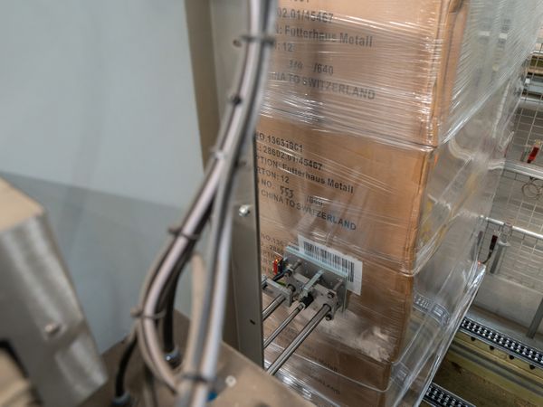 Legi-Air 4050E2A label on pallet 2