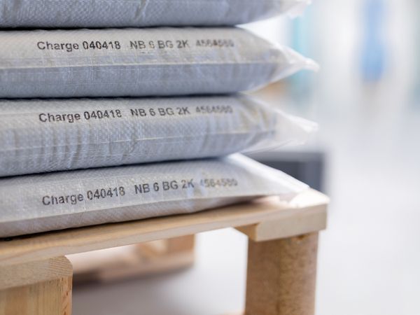 Bag printed with Markoprint inkjet printer