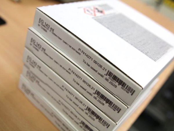 Folding carton printed with Markoprint X1JET LX inkjet printer