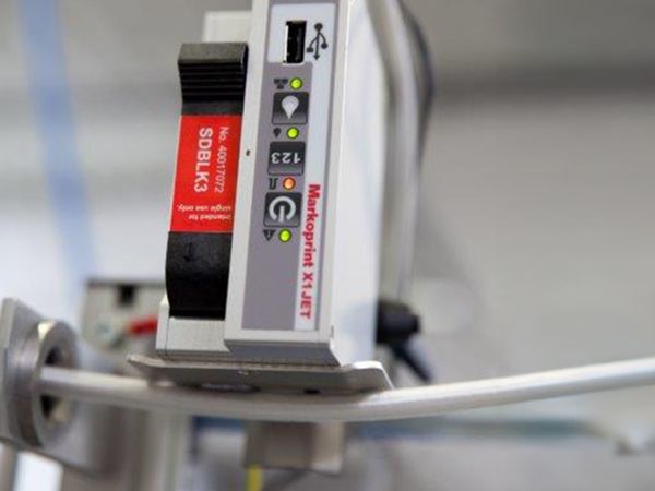 Rubber cord printed with inkjet printer Markoprint X1JET HP Standard