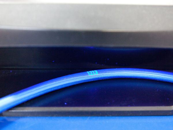 Rubber cord printed with inkjet printer Markoprint X1JET HP Standard