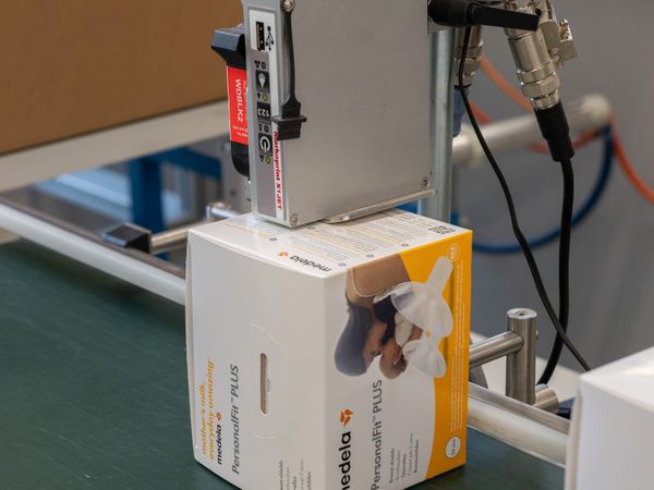 Folding carton for pharmaceuticals printed with Markoprint X1JET HP Premium inkjet printer