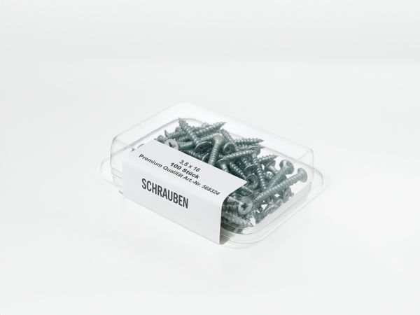 Labeling system Geset 248 C-Wrap label on screws