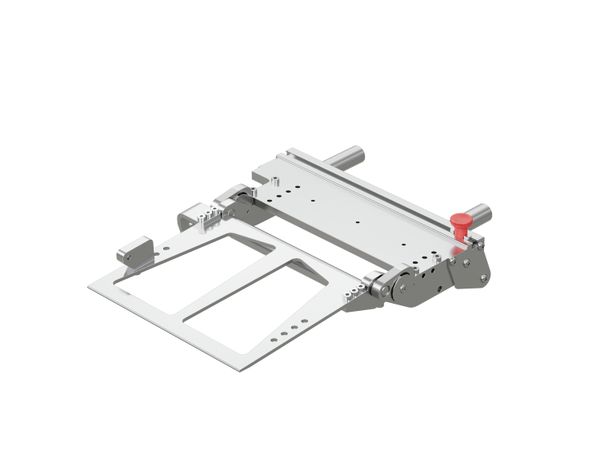 Wipe-on dispensing tongue, pendulum type