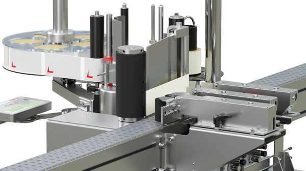 Geset 222 detail – wrap-around labeler