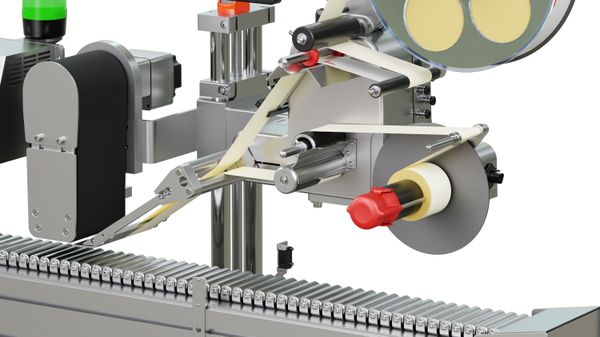 Geset 225 detail – label applicator