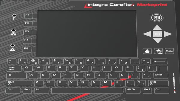 The Markoprint integra Coreflex features a robust touch display