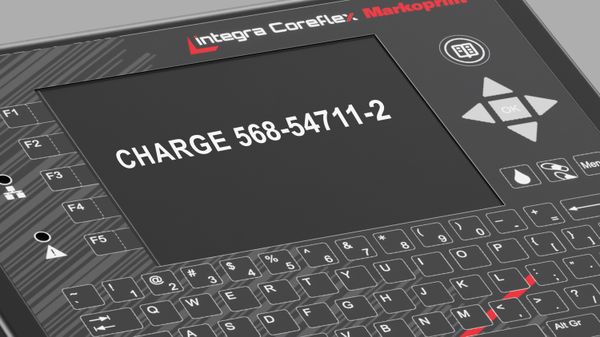 With the Markoprint Coreflex, print images are created directly on the device