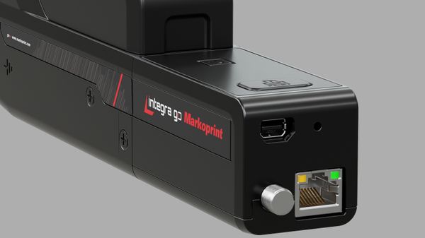 Markoprint integra go with intuitive one-button control