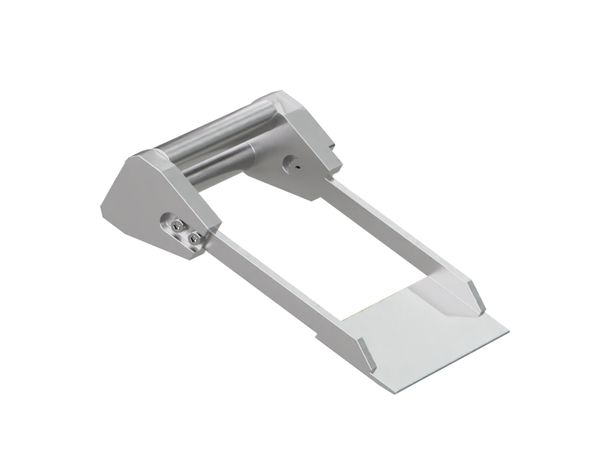 Wipe-on dispensing tongue, rigid