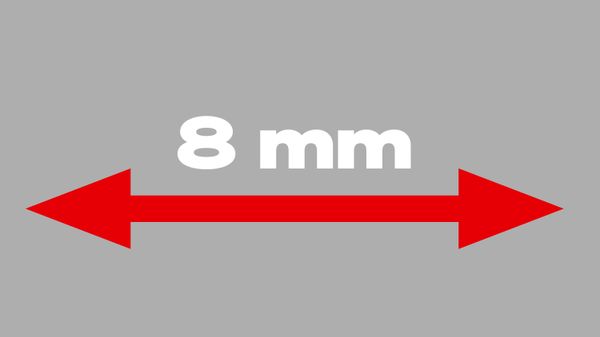 Markoprint 8 mm product distance