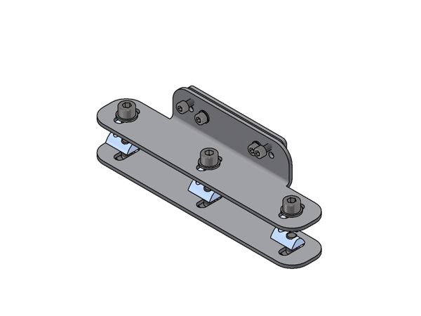 Mounting kit aluminum profile