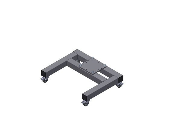 U-base with Swivel Casters
