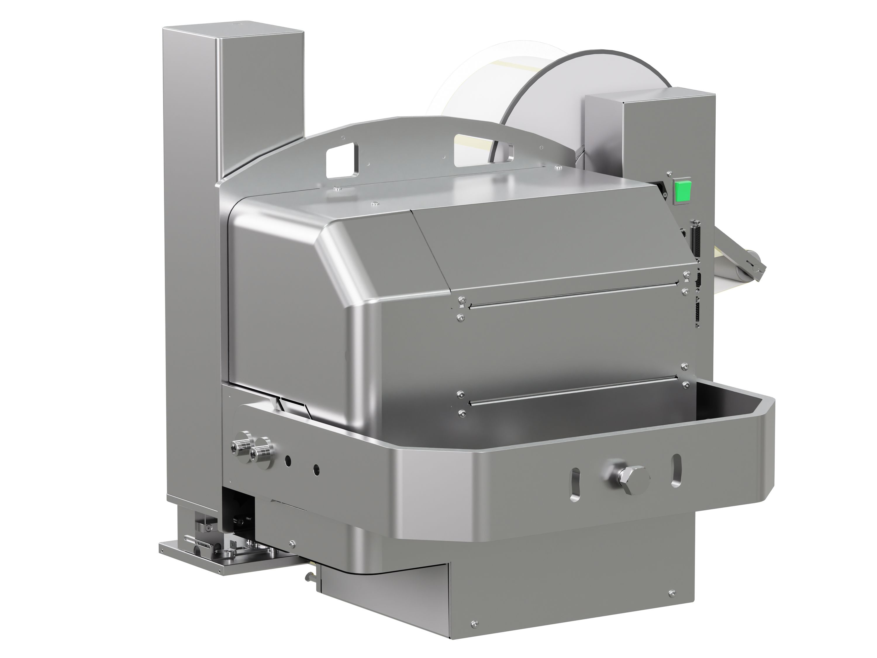 Label print applicator Legi-Air 4050E with label backside