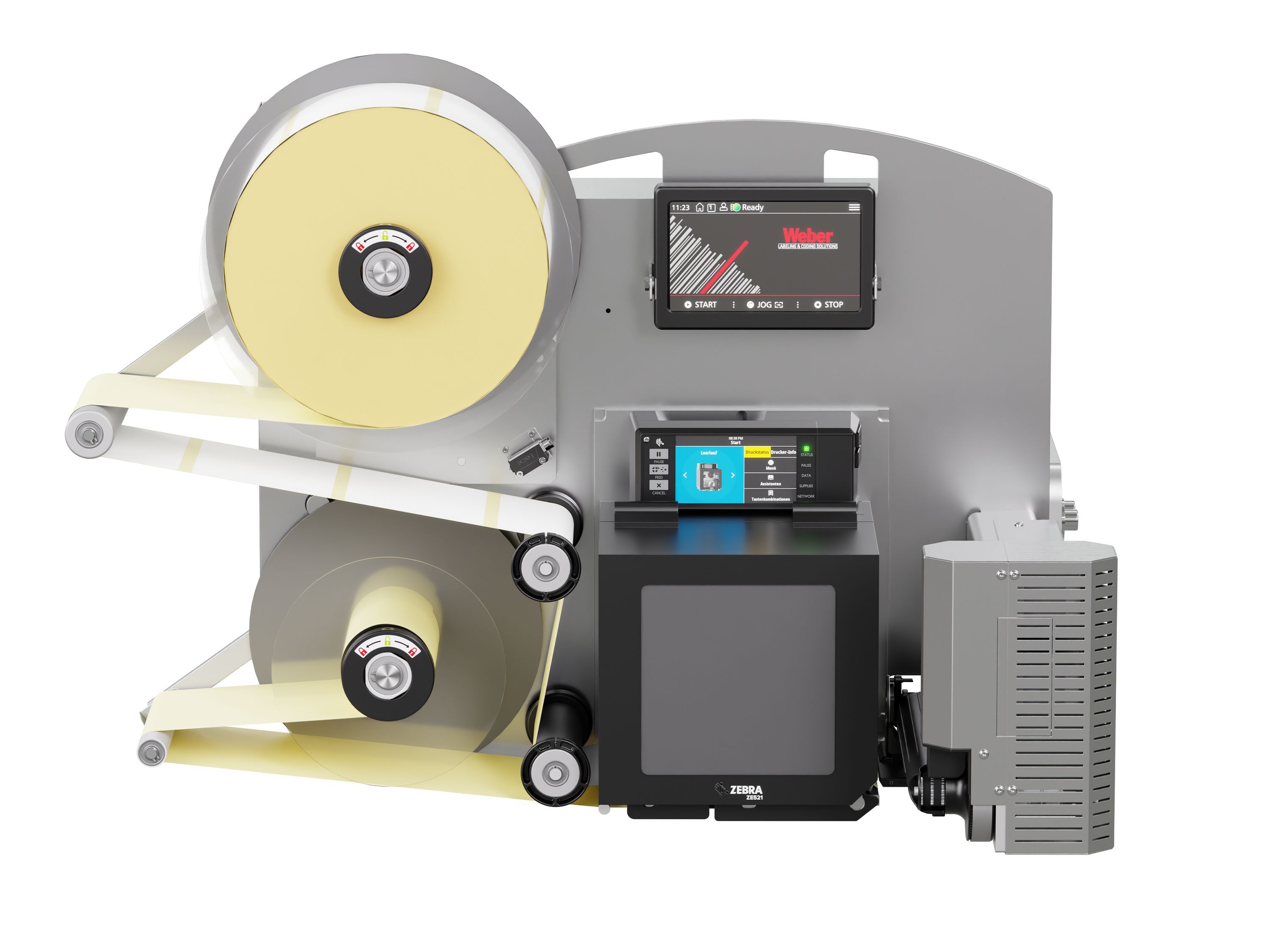 Legi-Air 4050RR label print applicator with front labels