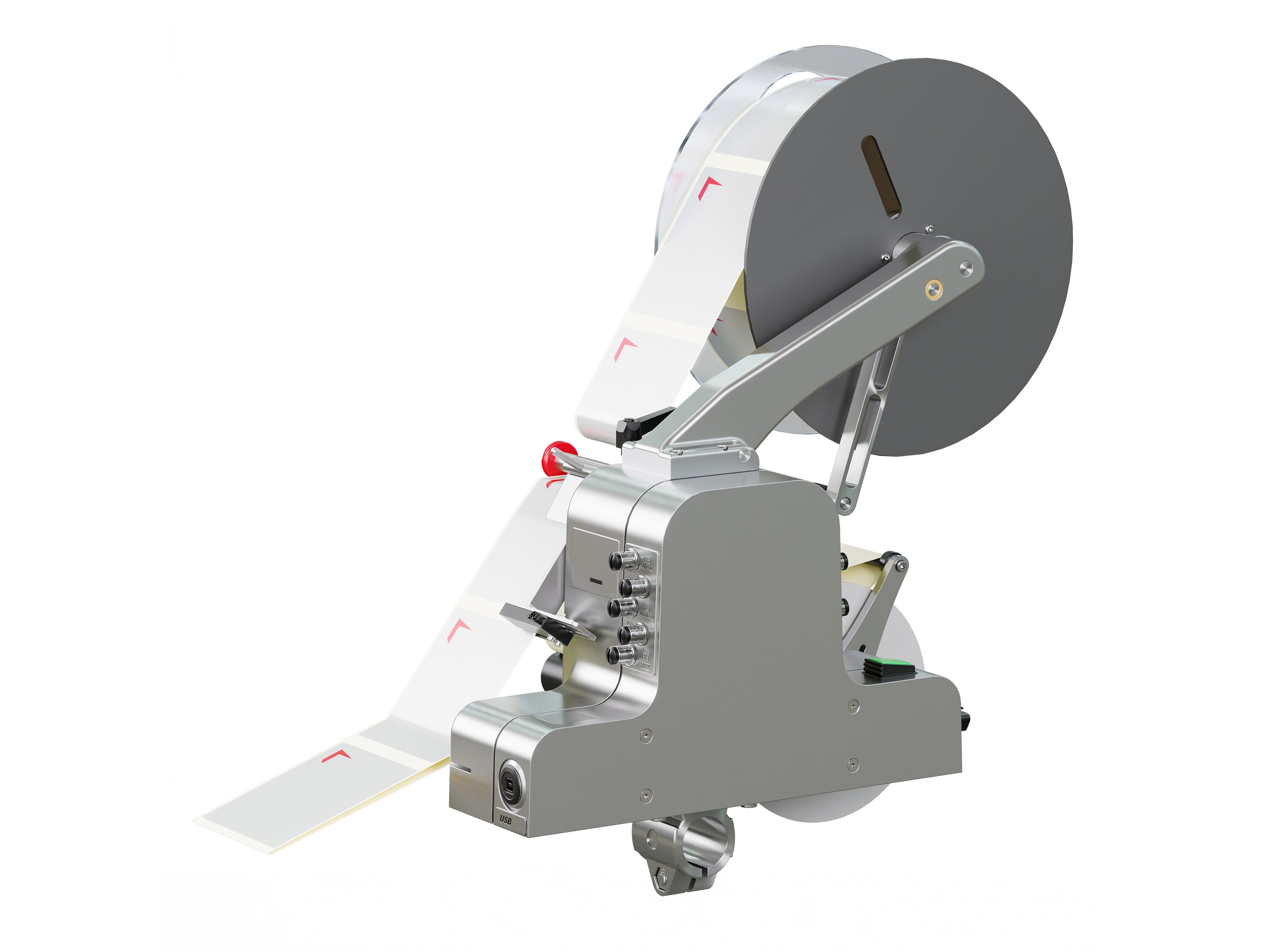 Alpha Compact label applicator with back labels