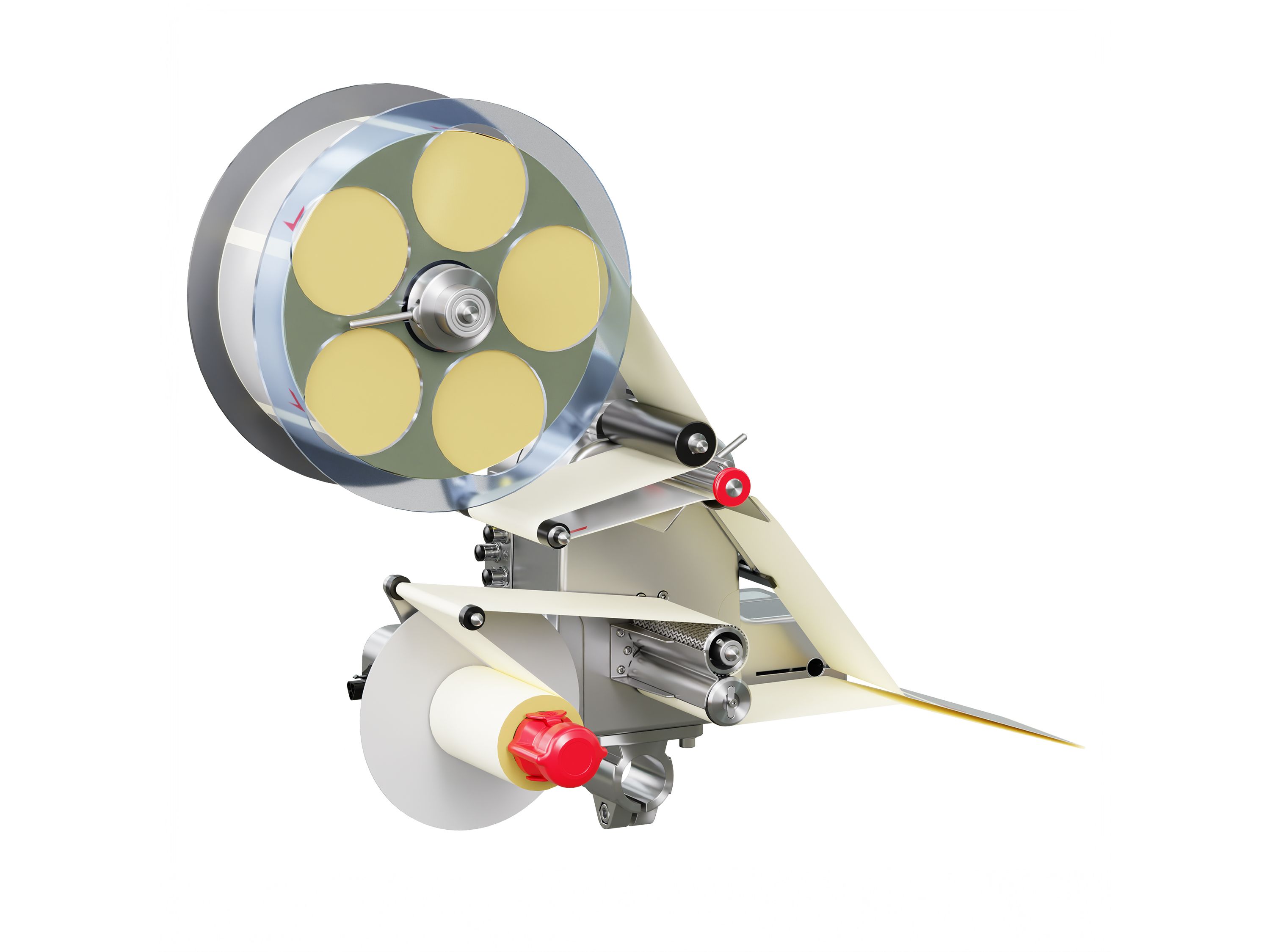 Alpha Compact label applicator with labels on the left
