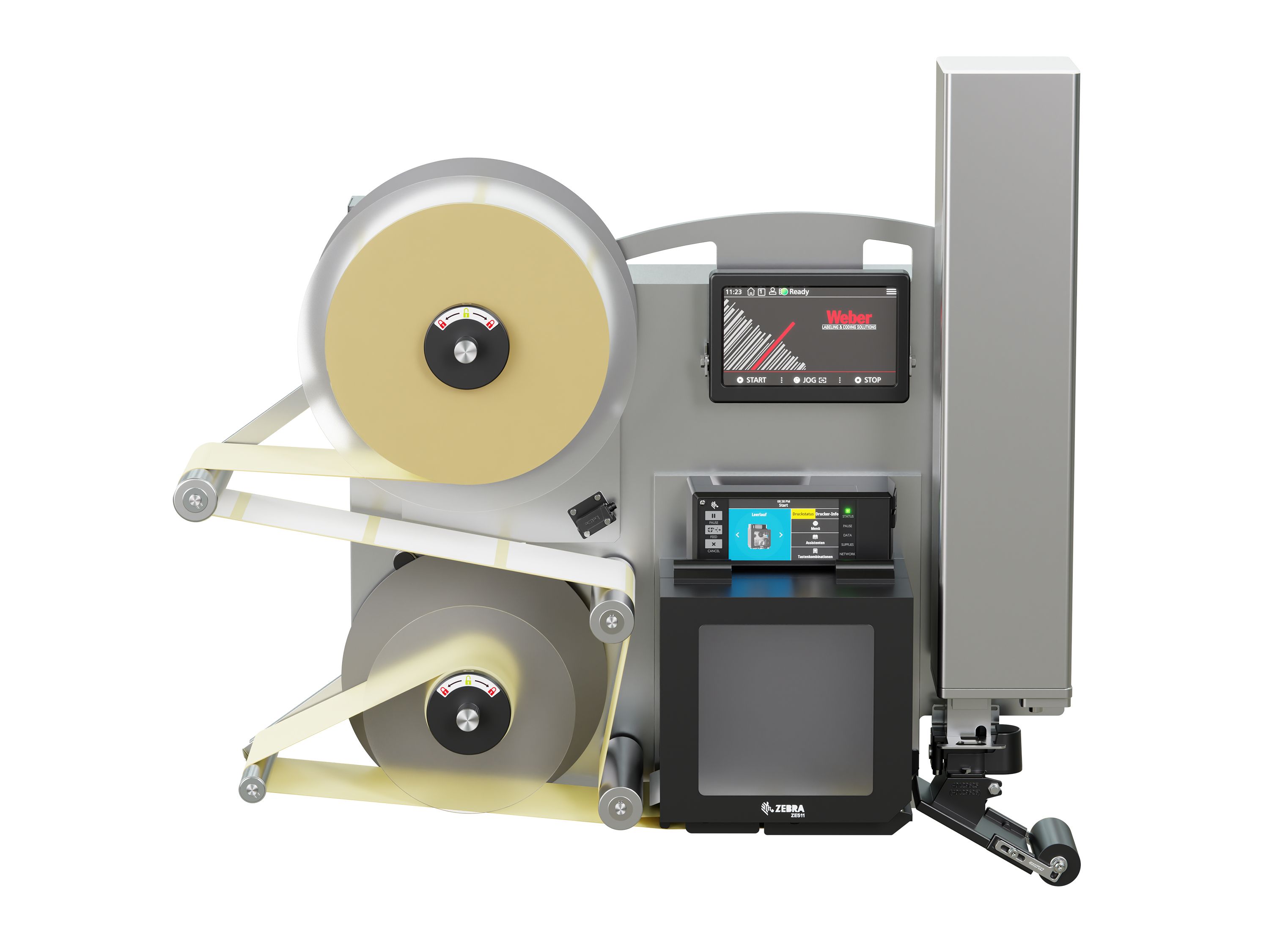 Label print applicator Legi-E 4050E with front labels