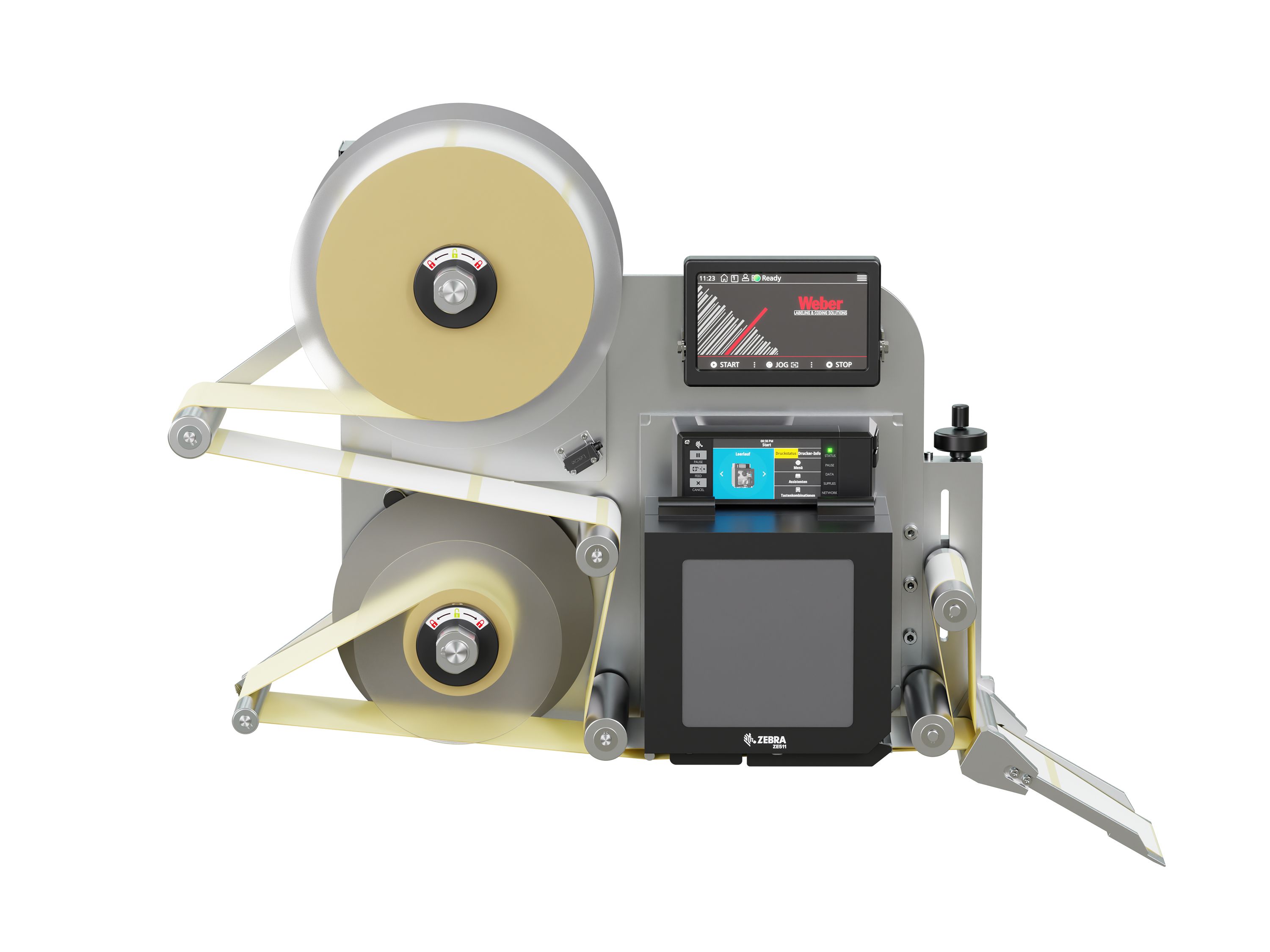 Label print applicator Legi-E 4050WO with front labels