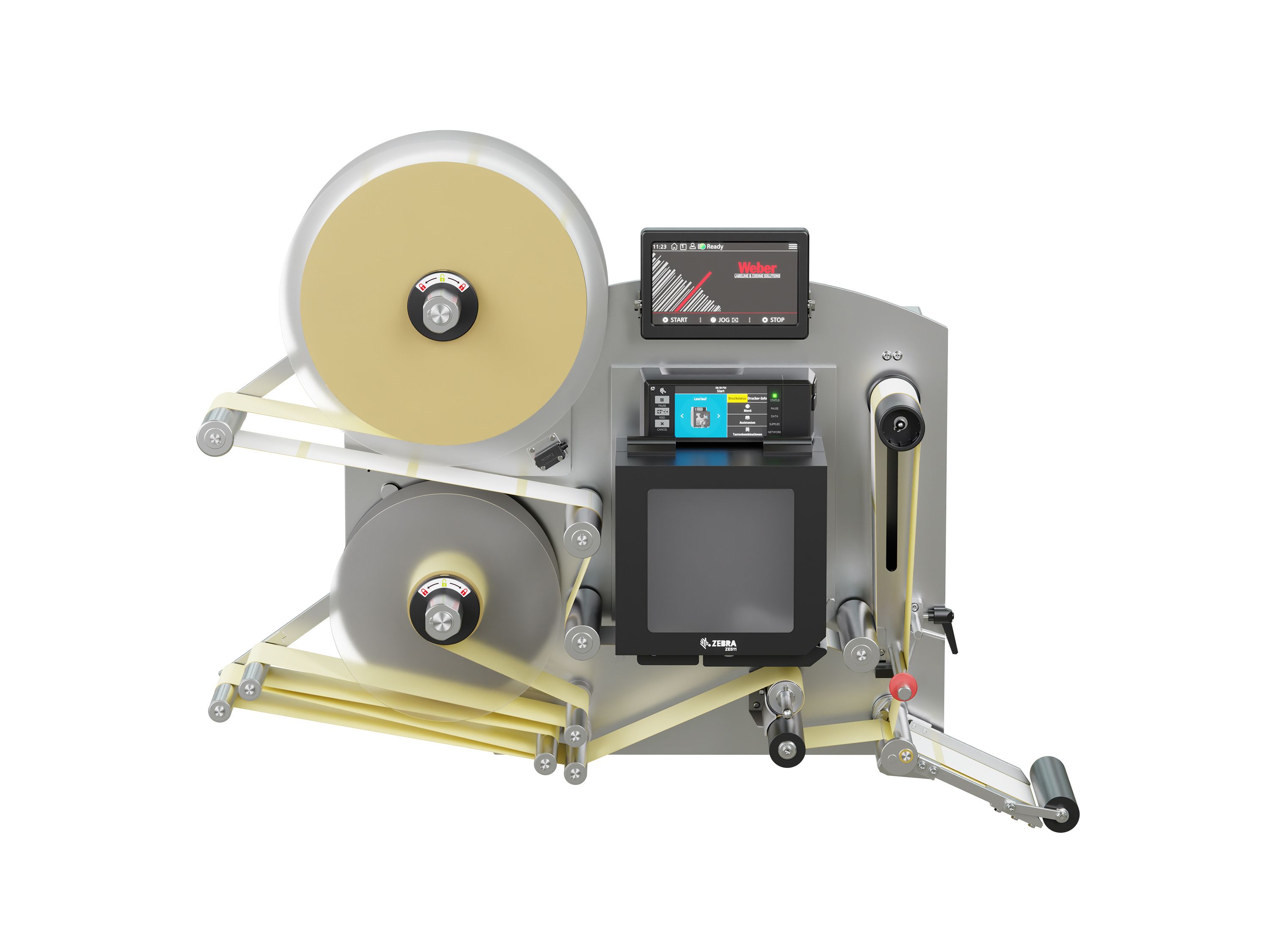Label print applicator Legi-E 4050AC with front labels
