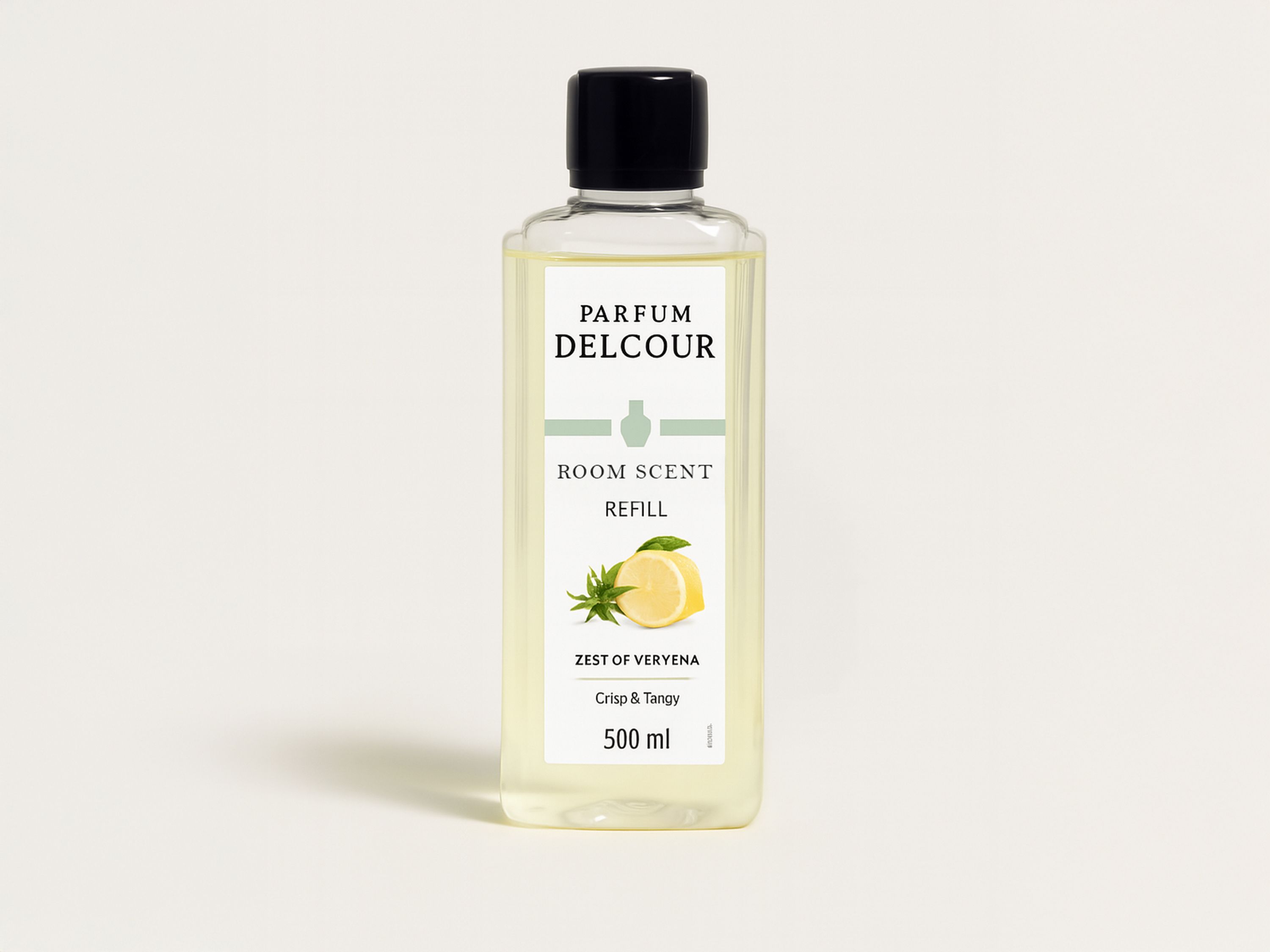 Geset 213 labeling system Label on one side of glass bottle with room fragrance