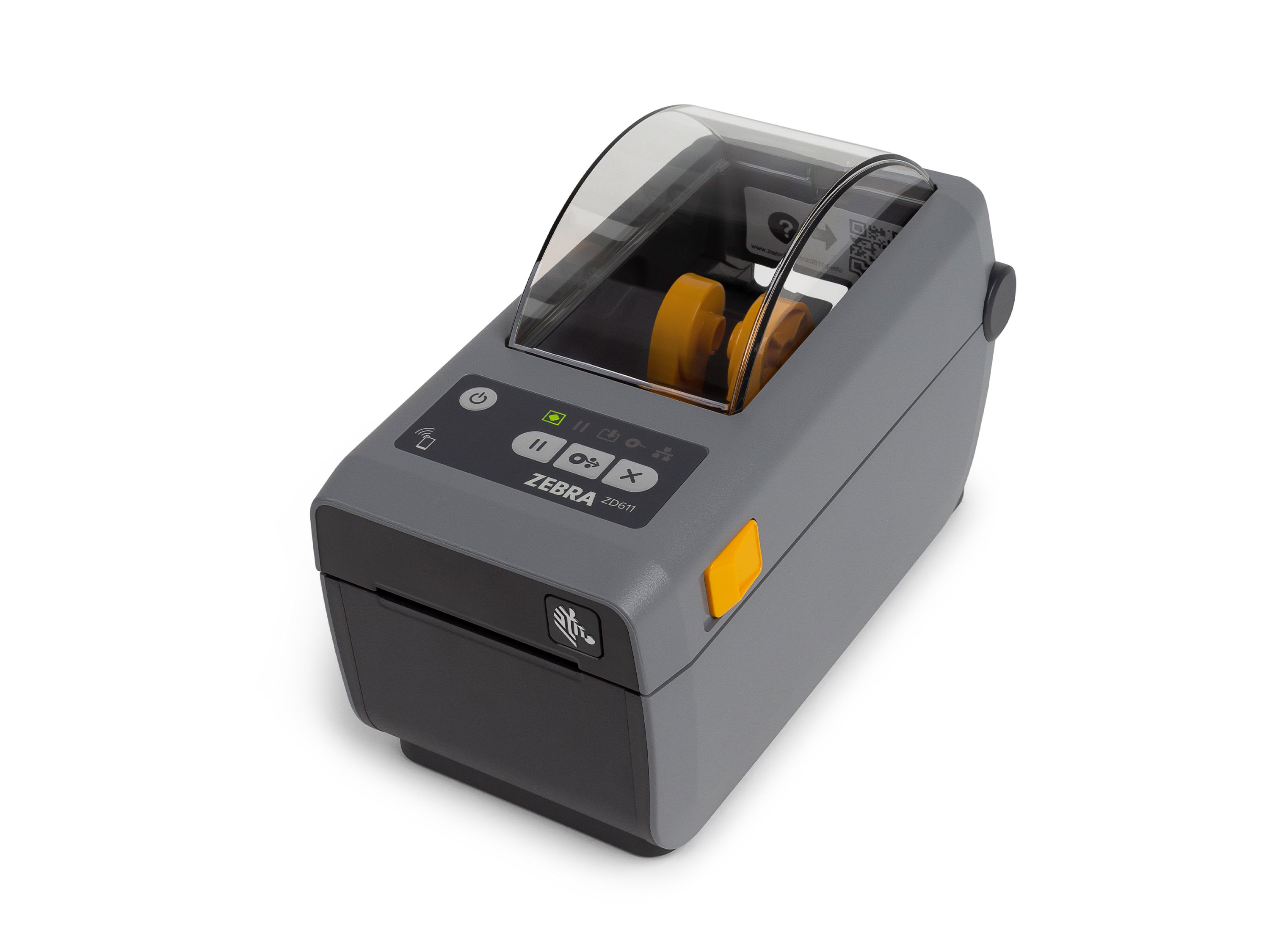 Zebra ZD611d label printer front left