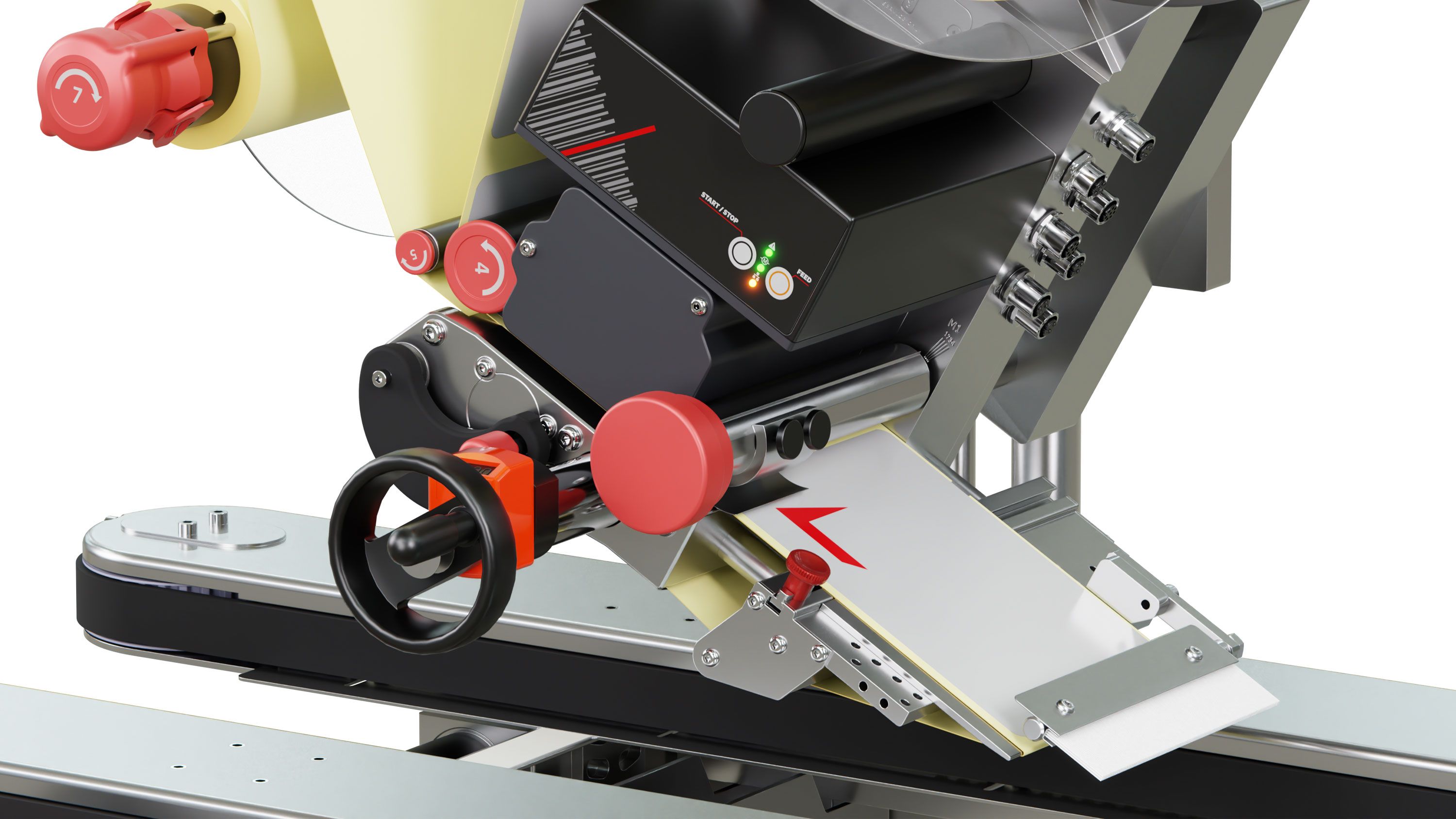 Geset 241 detail – label applicator