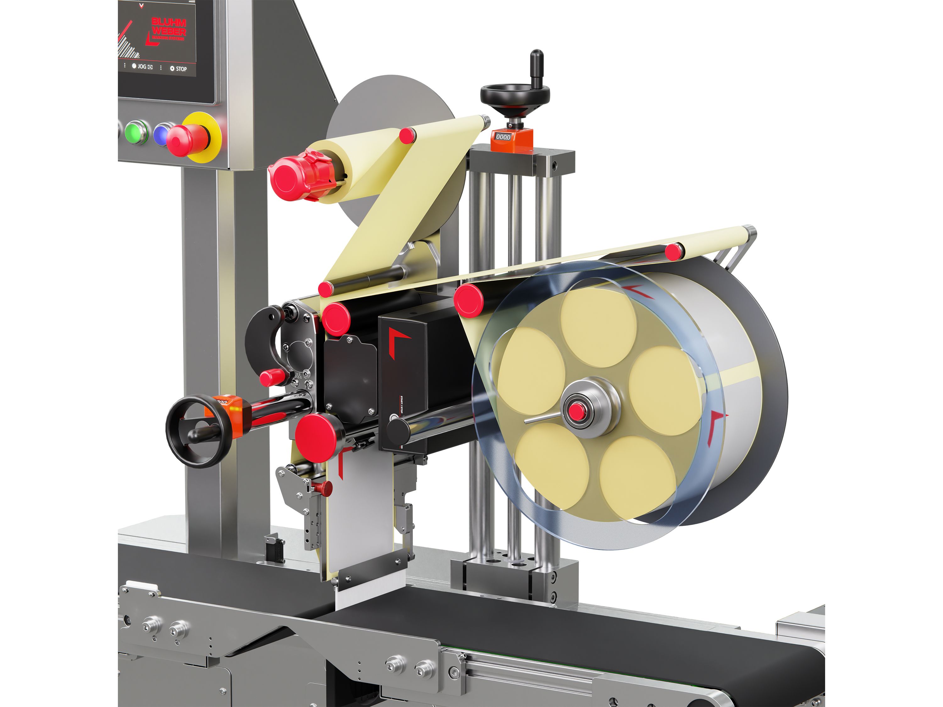 Geset 218 labeling system with labels right